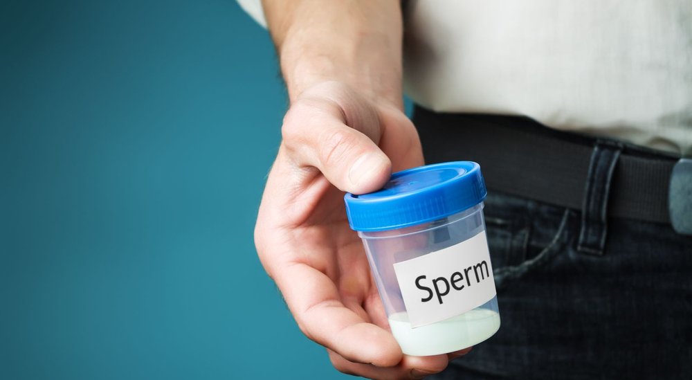 Sperm sample for male infertility testing and ICSI treatment at Azoury IVF Clinic Sperm sample for male infertility testing and ICSI treatment at Azoury IVF Clinic