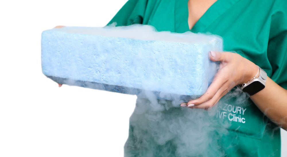 Embryo freezing is available in Azoury IVF Lebanon Clinic Embryo freezing is available in Azoury IVF Lebanon Clinic