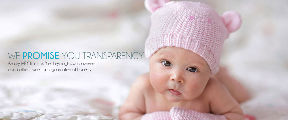 Azouri IVF Clinic we-promise-you-transparency